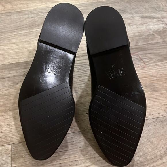 ZARA Brown US 6.5 Almond Toe Boots NWT - Picture 13 of 13